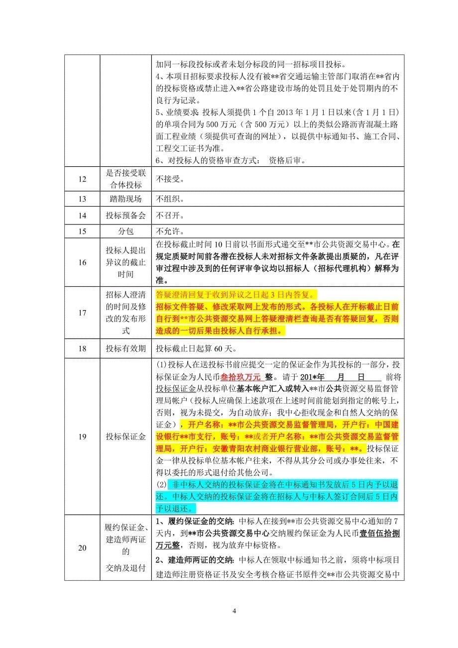 公路畅通工程招标文件_第5页