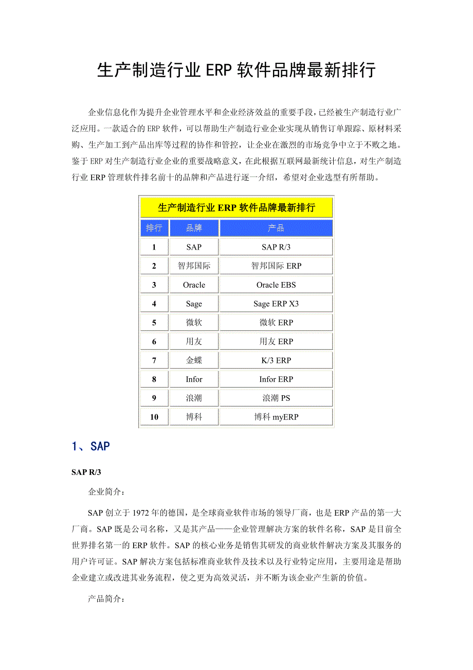 制造行业erp软件品牌排行_第1页