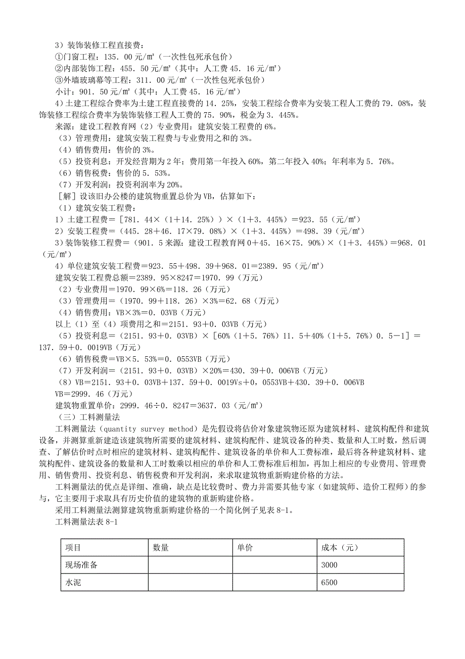 2010年房地产估价师《房地产估价理论与方法》重点预习(21)_第3页