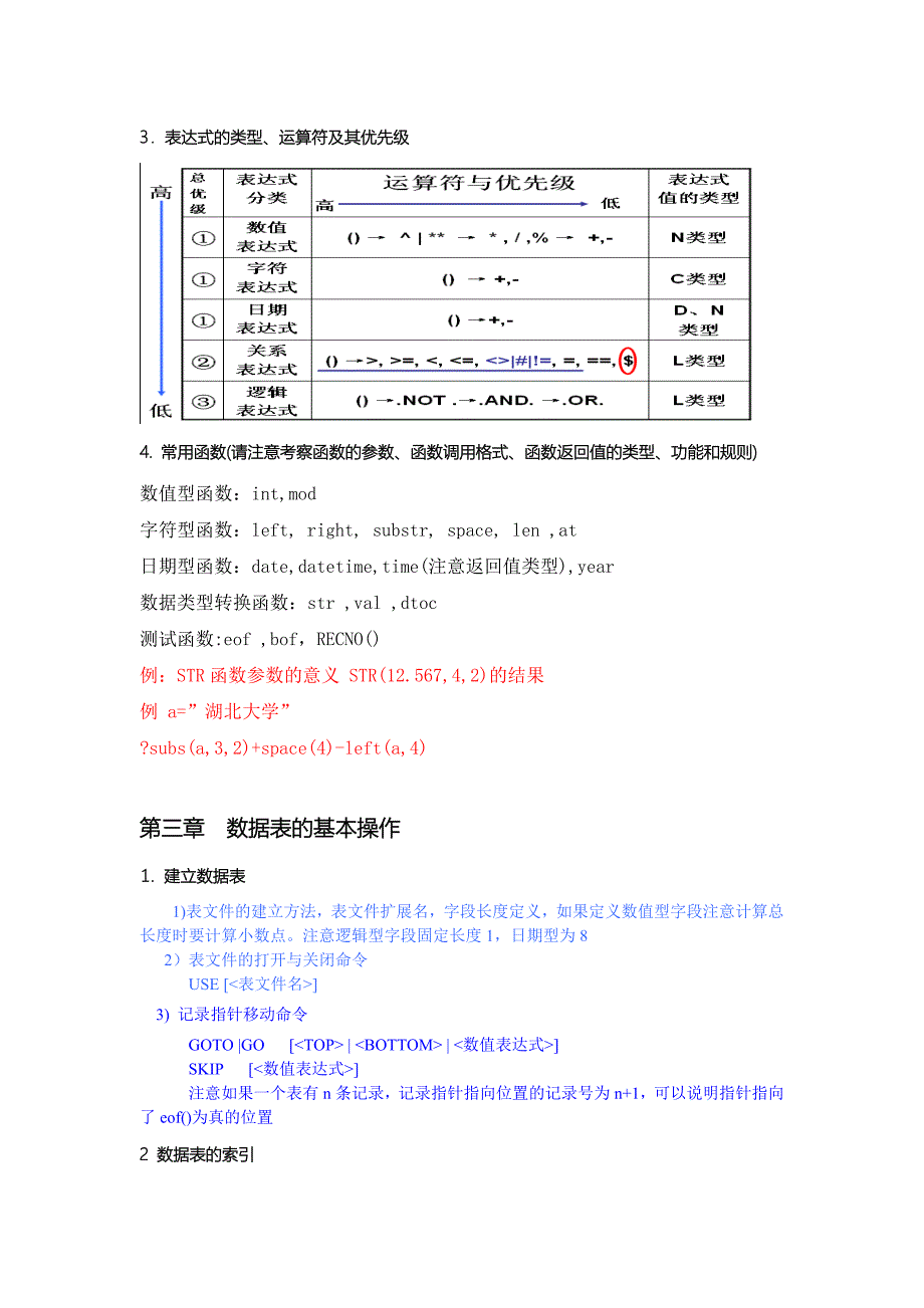 2012级VFP总复习(体育)_第2页