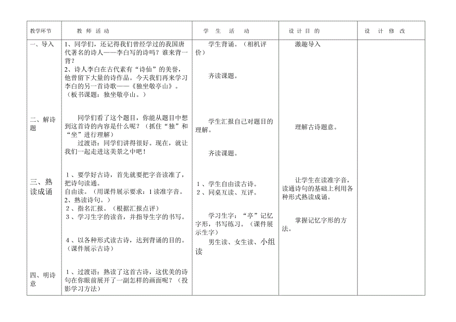 独坐敬亭山过程_第1页