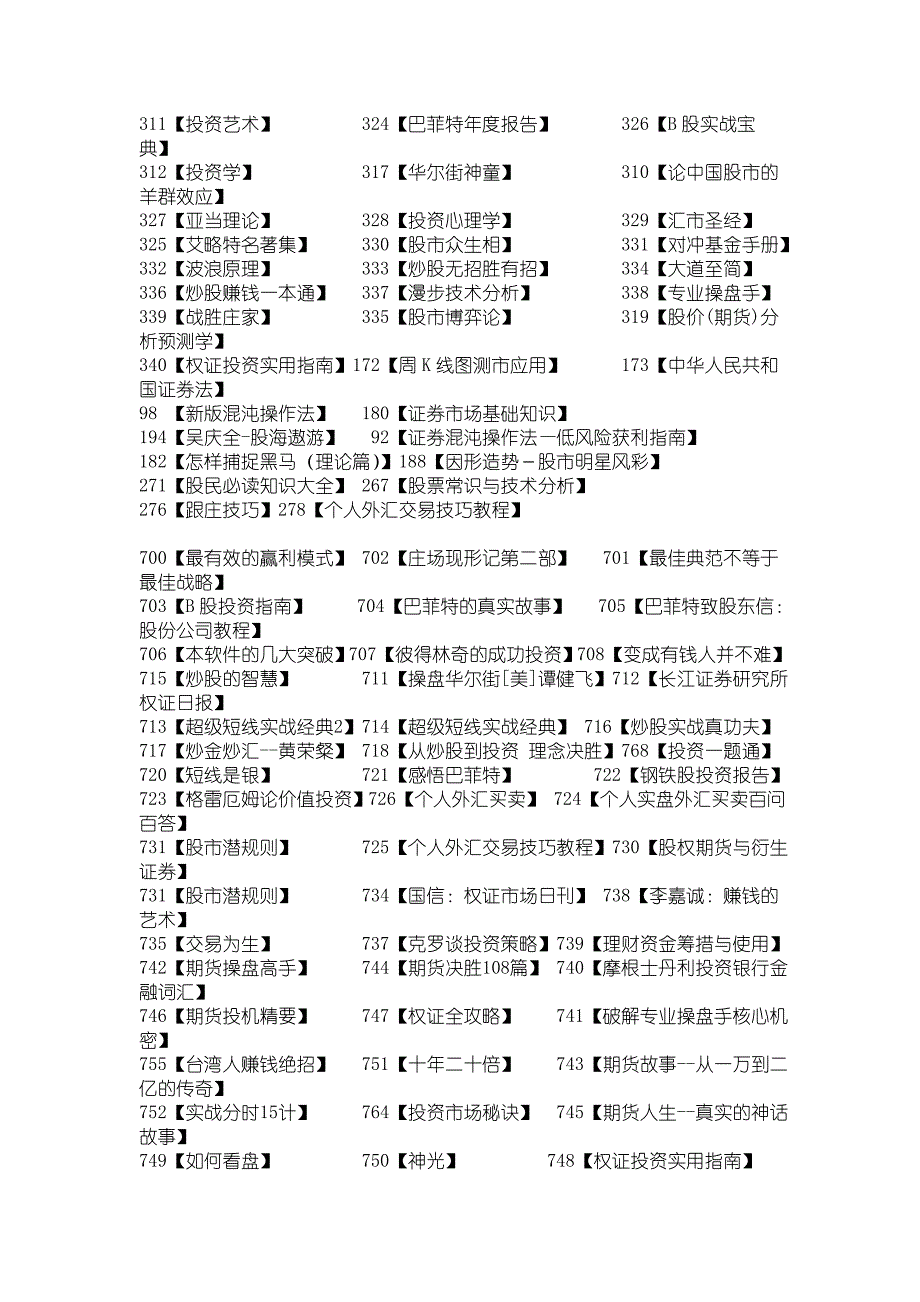 最经典【炒股票书籍近1300本】绝对值得收藏  !!!_第4页