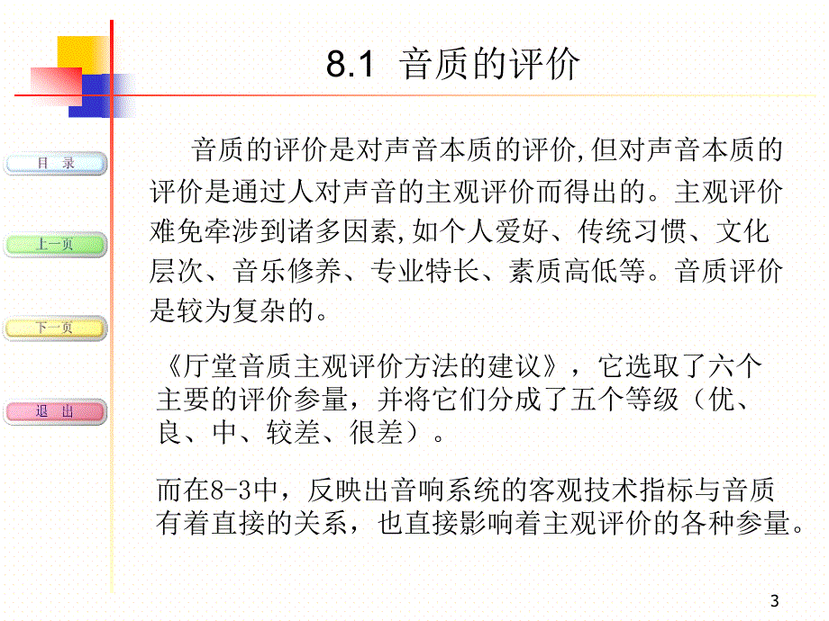 现代音响与调音技术-第8章-扩声系统的调音技巧_第3页