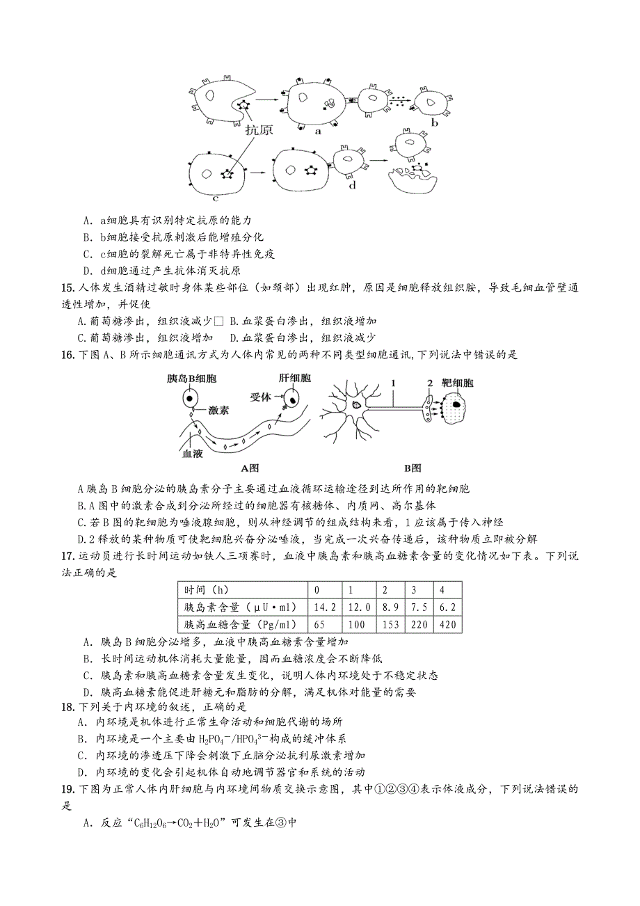 高二生物必修三(前三章)_第3页