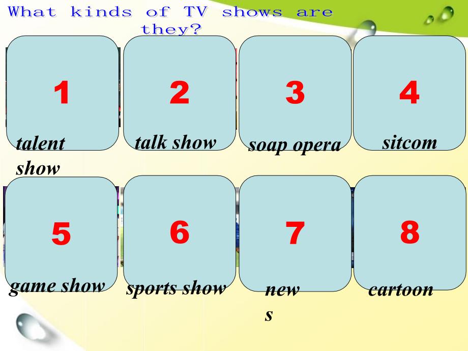 新版八年级unit5 section a(1a-2c) 精美课件_第4页