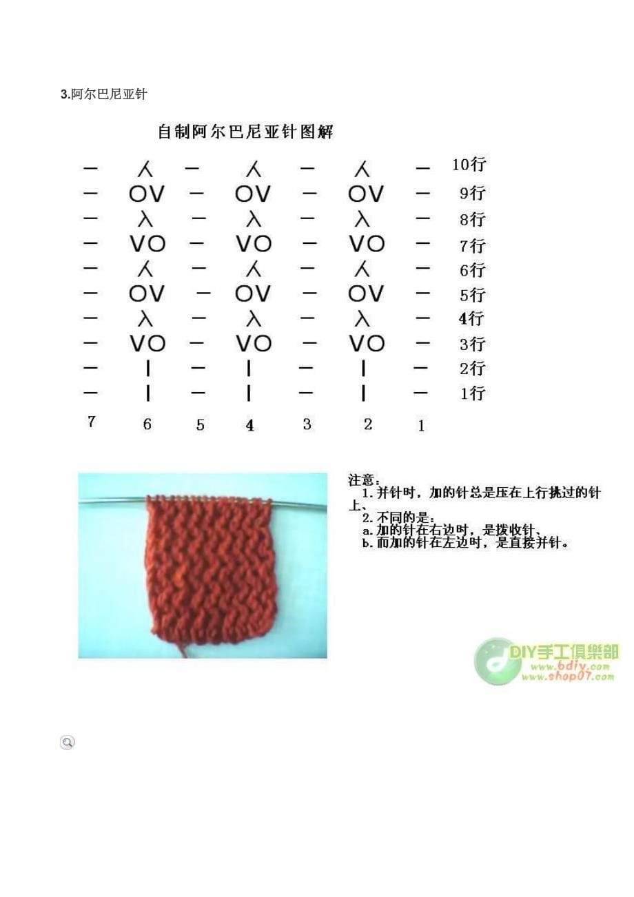 棒针编织花样的实例_第5页