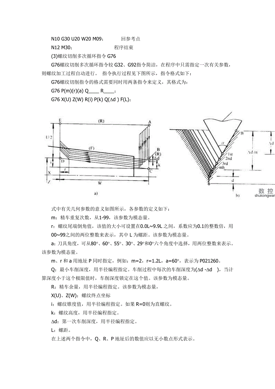 螺纹加工指令g32、g92、g76_第4页