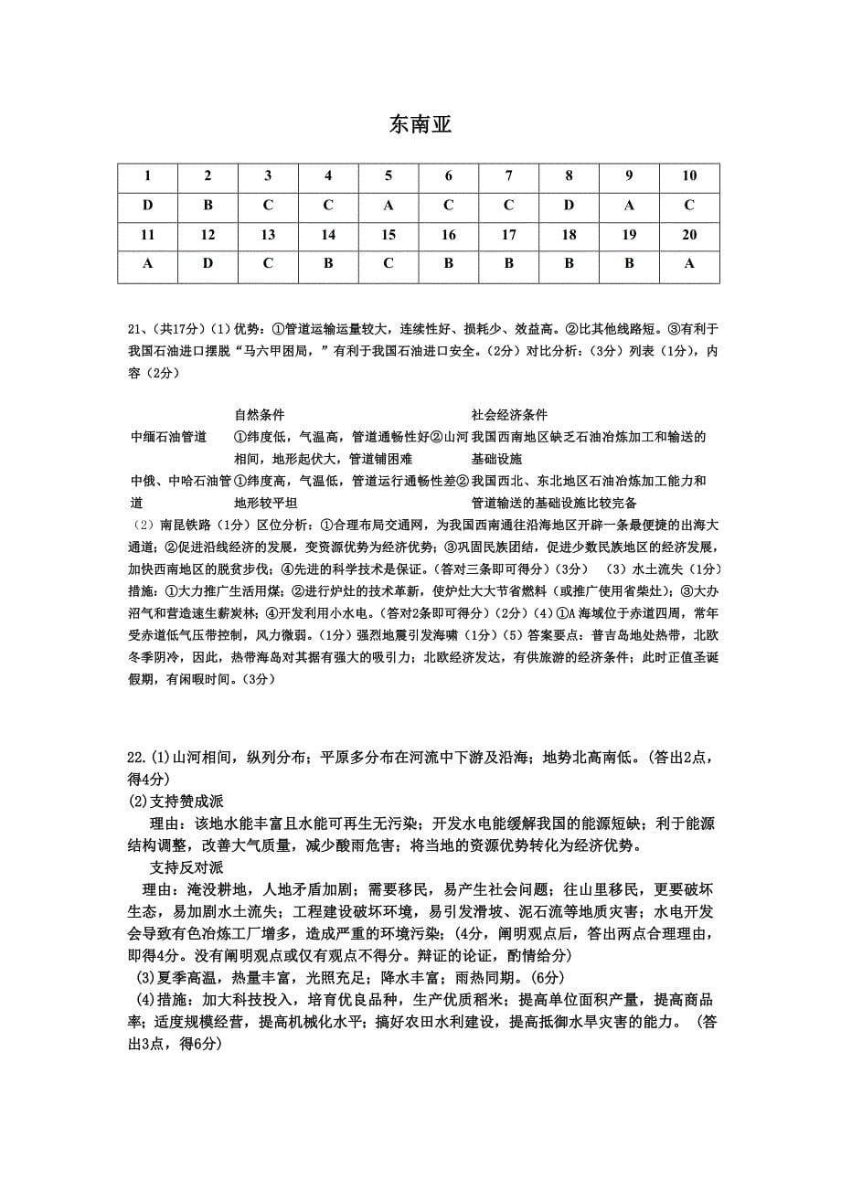 东南亚试题及答案_第5页