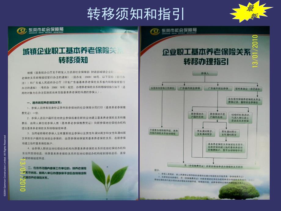 东莞城镇企业职工基本养老保险关系转移须知_第2页