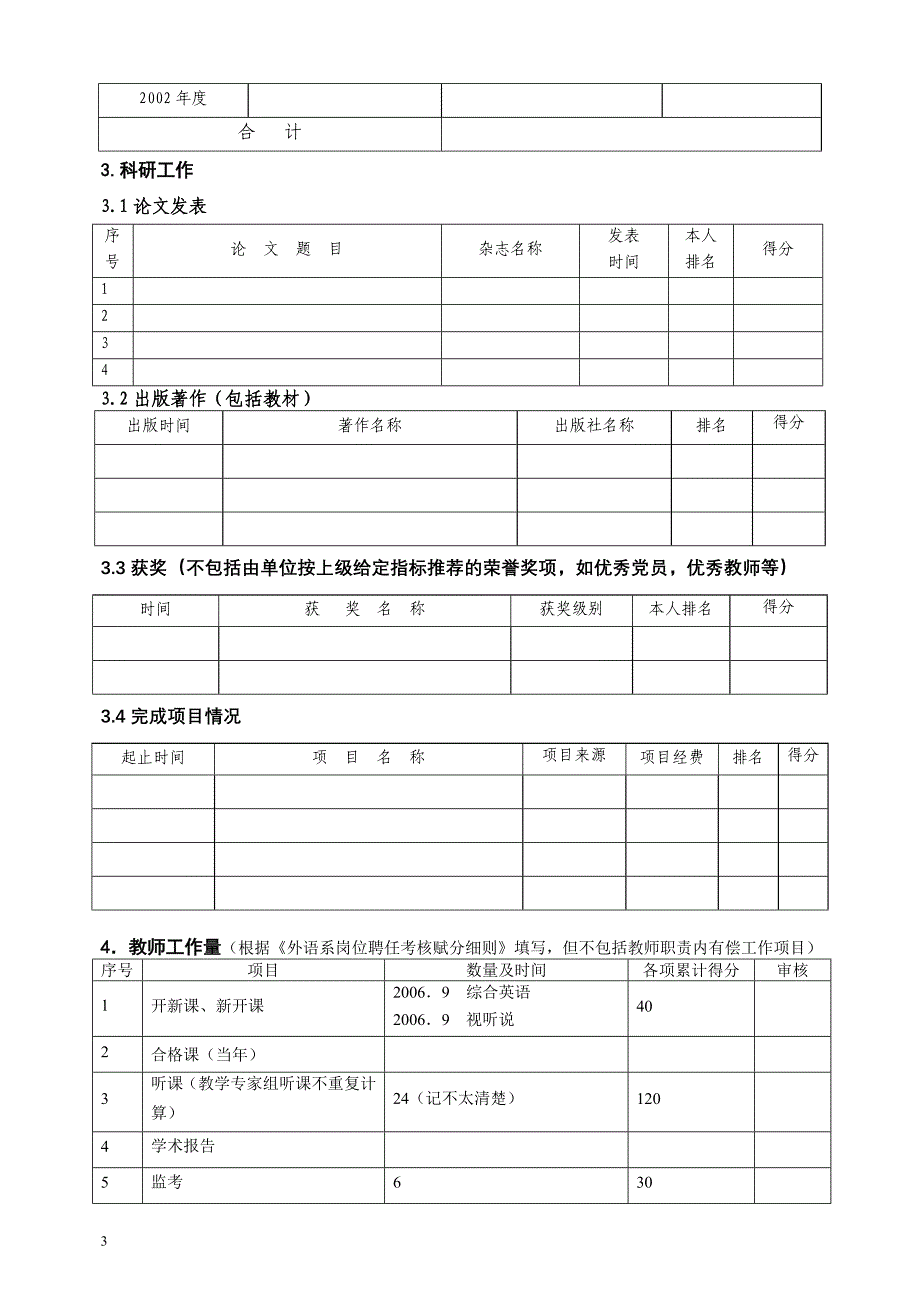 岗位申请表(20071110)_第4页