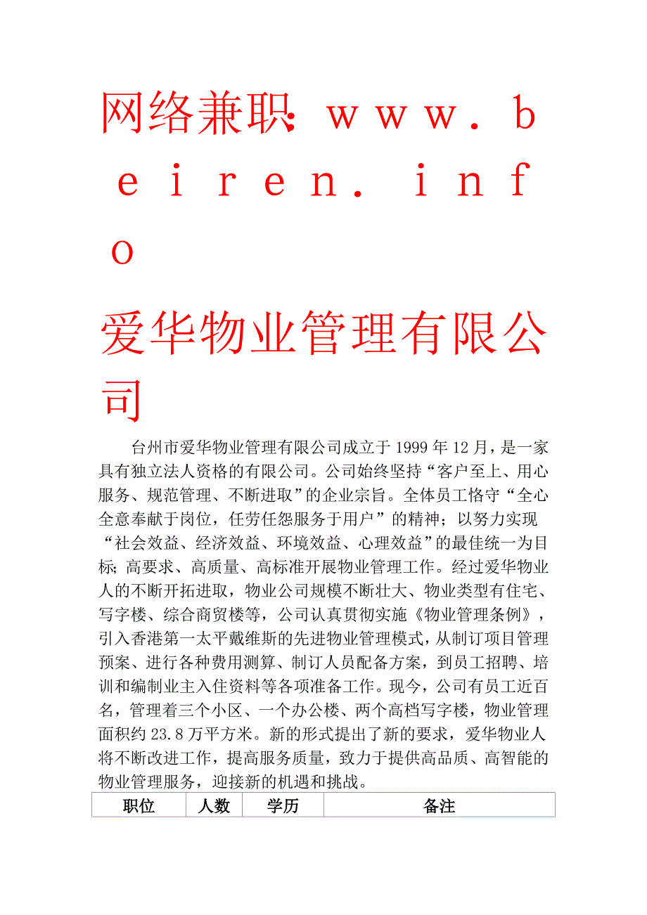 爱华物业管理有限公司_第1页