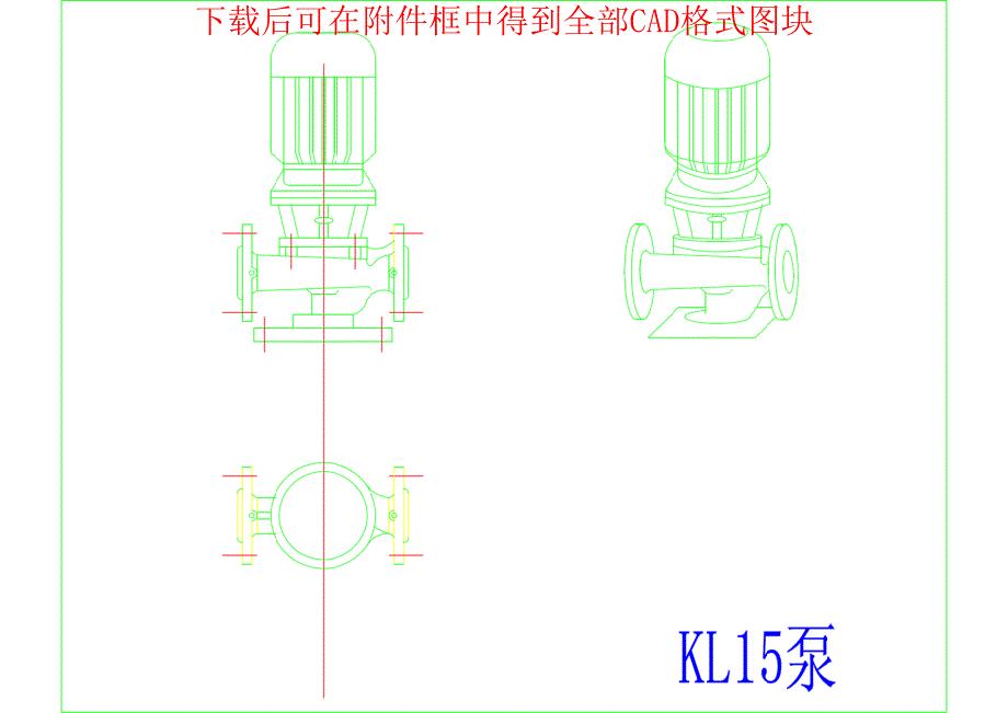 环保给排水水泵，管线等图块精选_第3页