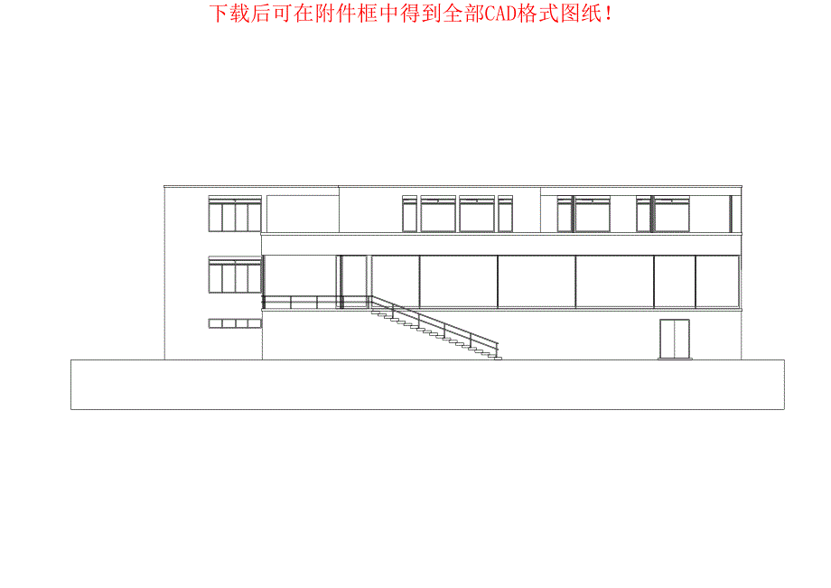 世界著名建筑CAD图纸-杜根哈特别墅_第2页