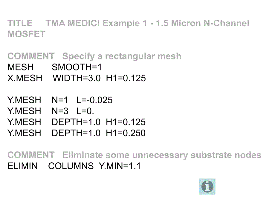 MEDICI器件仿真课件3_第1页