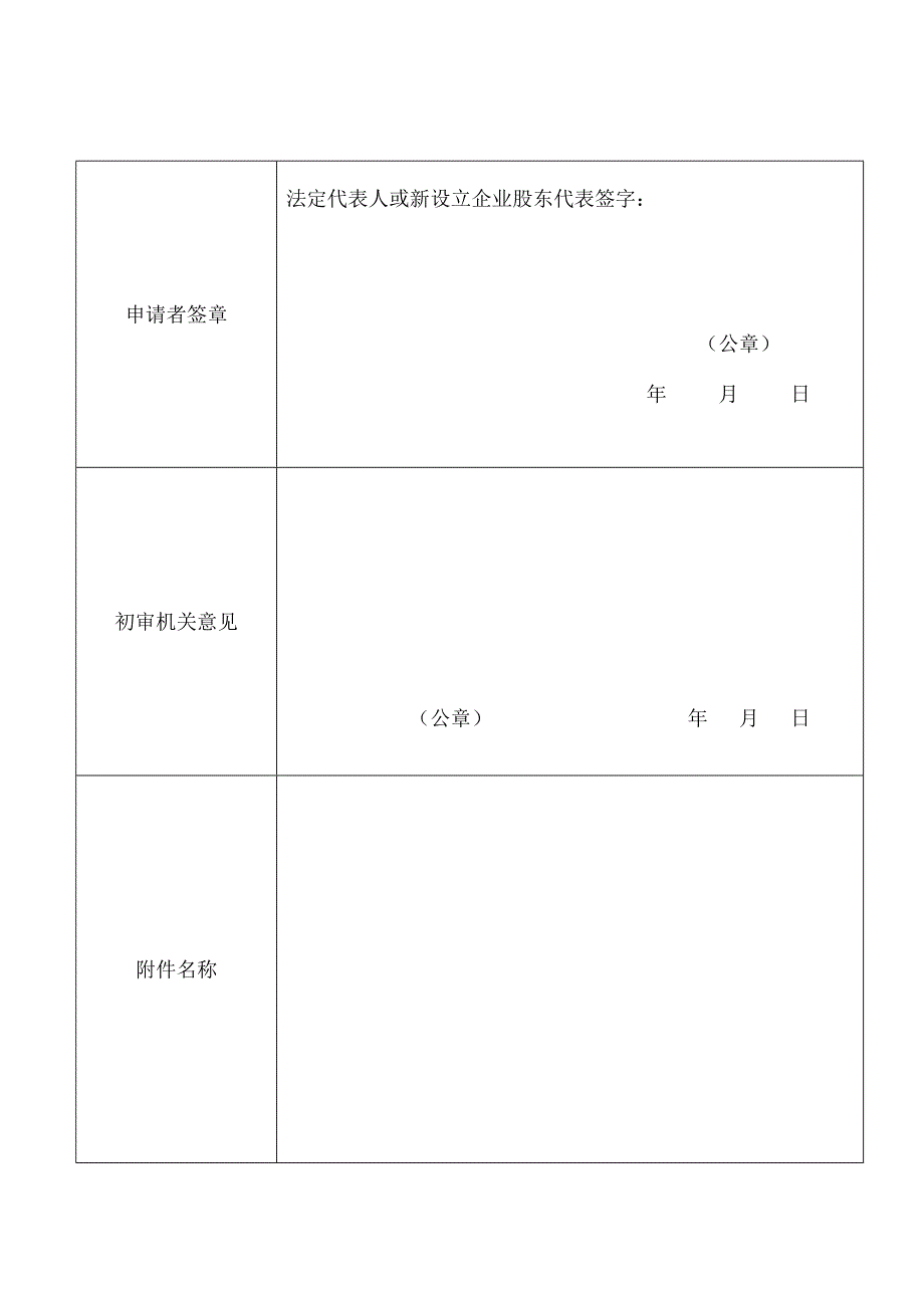 无船承运业务提单登记申请书_第4页