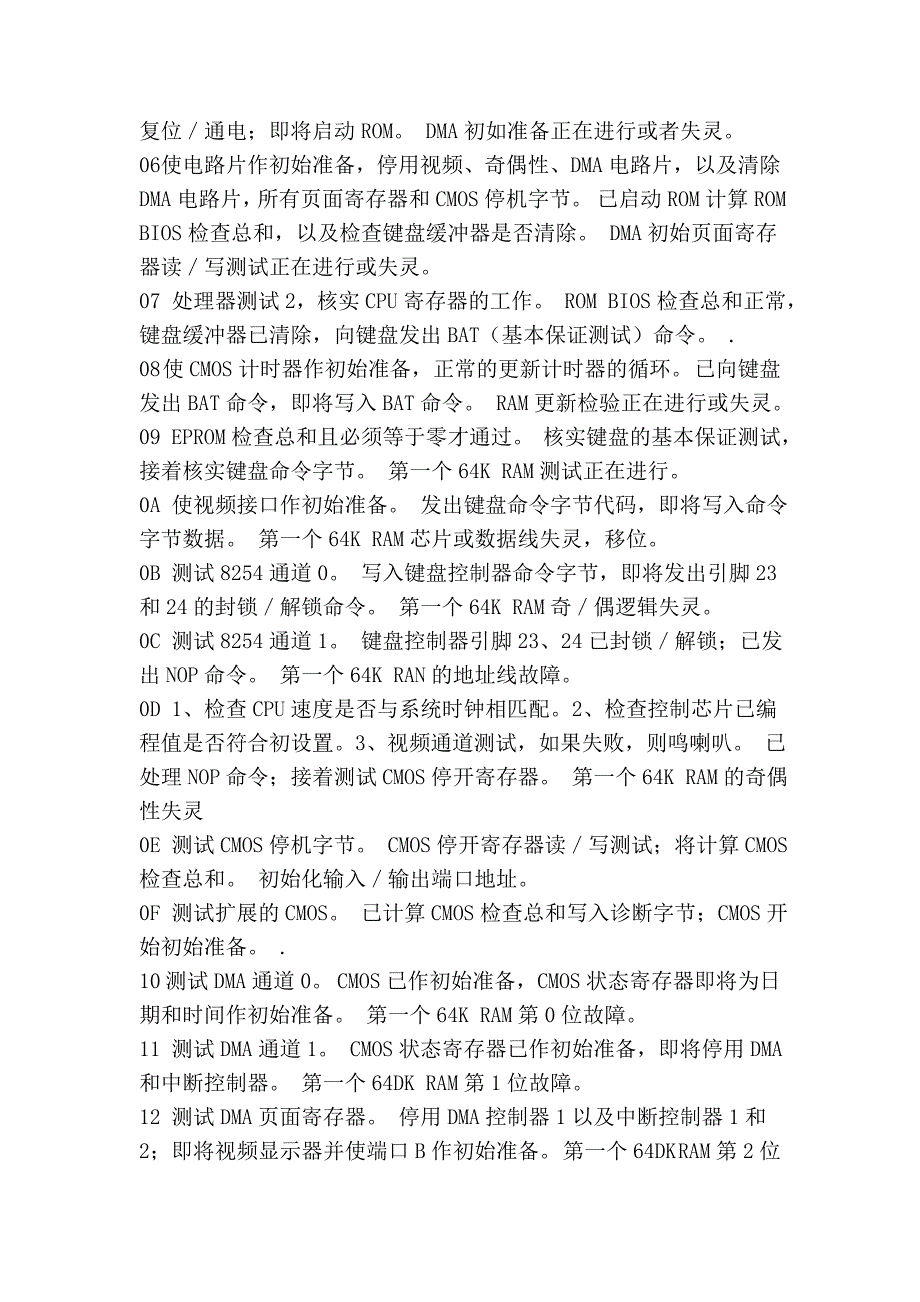 主板诊断卡指示灯详解_第4页