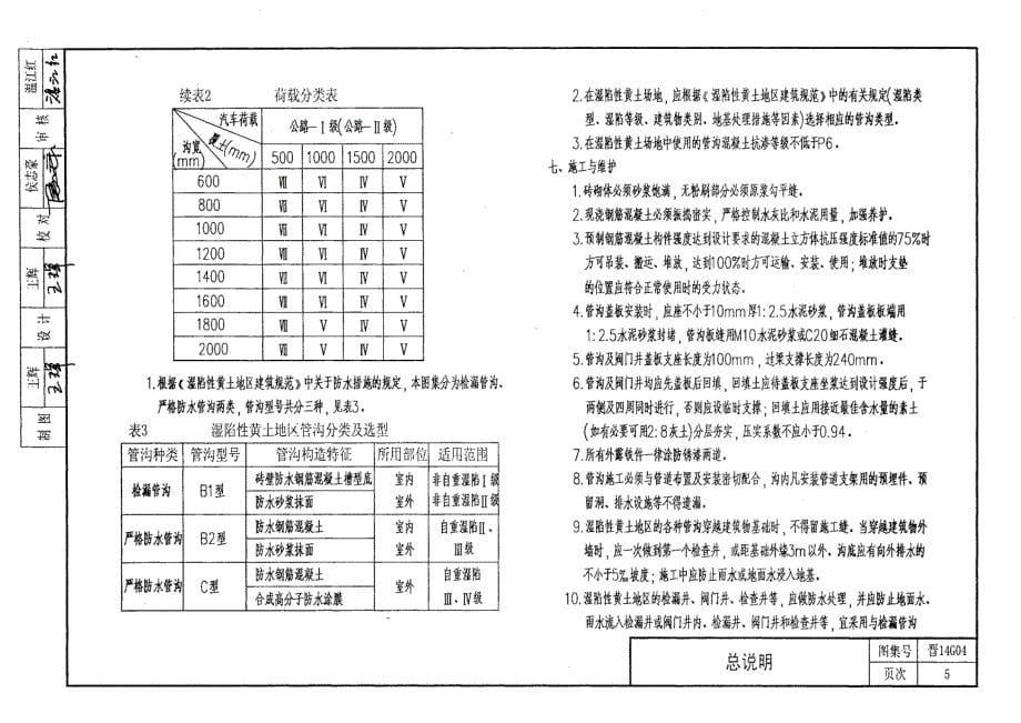 晋14G04 室内外管沟、盖板及阀门井_第5页