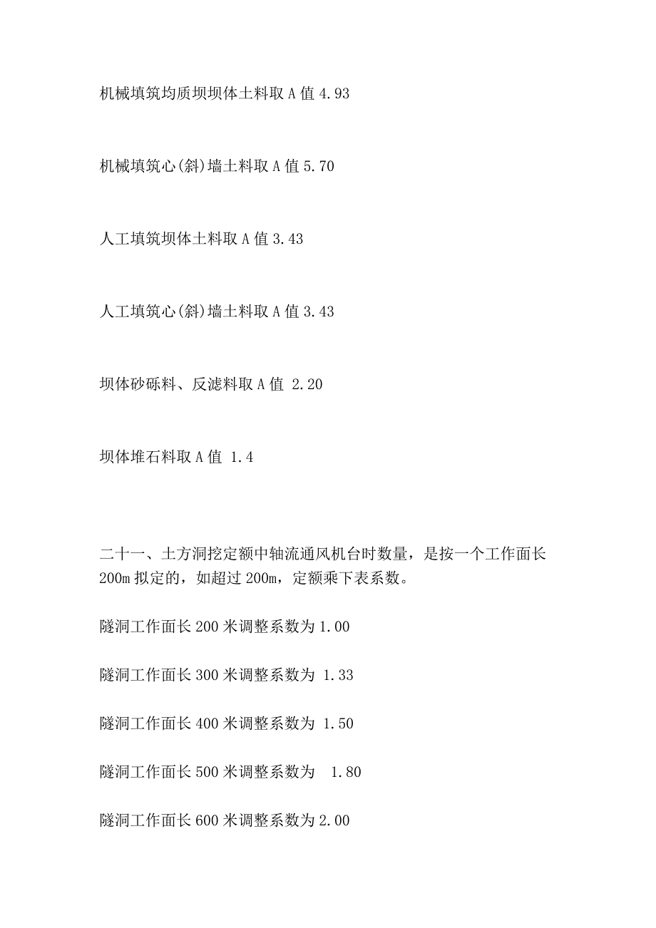 四川省水利水电建筑工程预算定额的土方工程说明_第4页