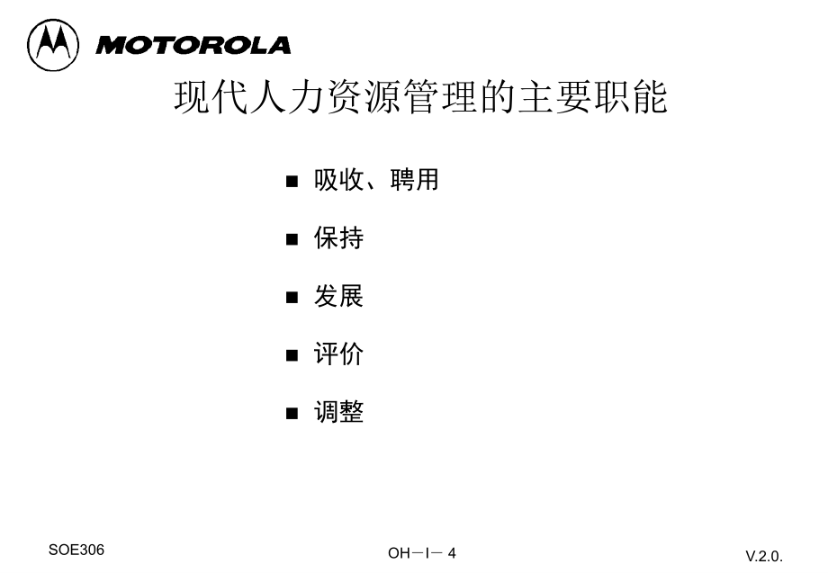 【管理精品】摩托罗拉公司重金打造人力资源管理讲义_第4页