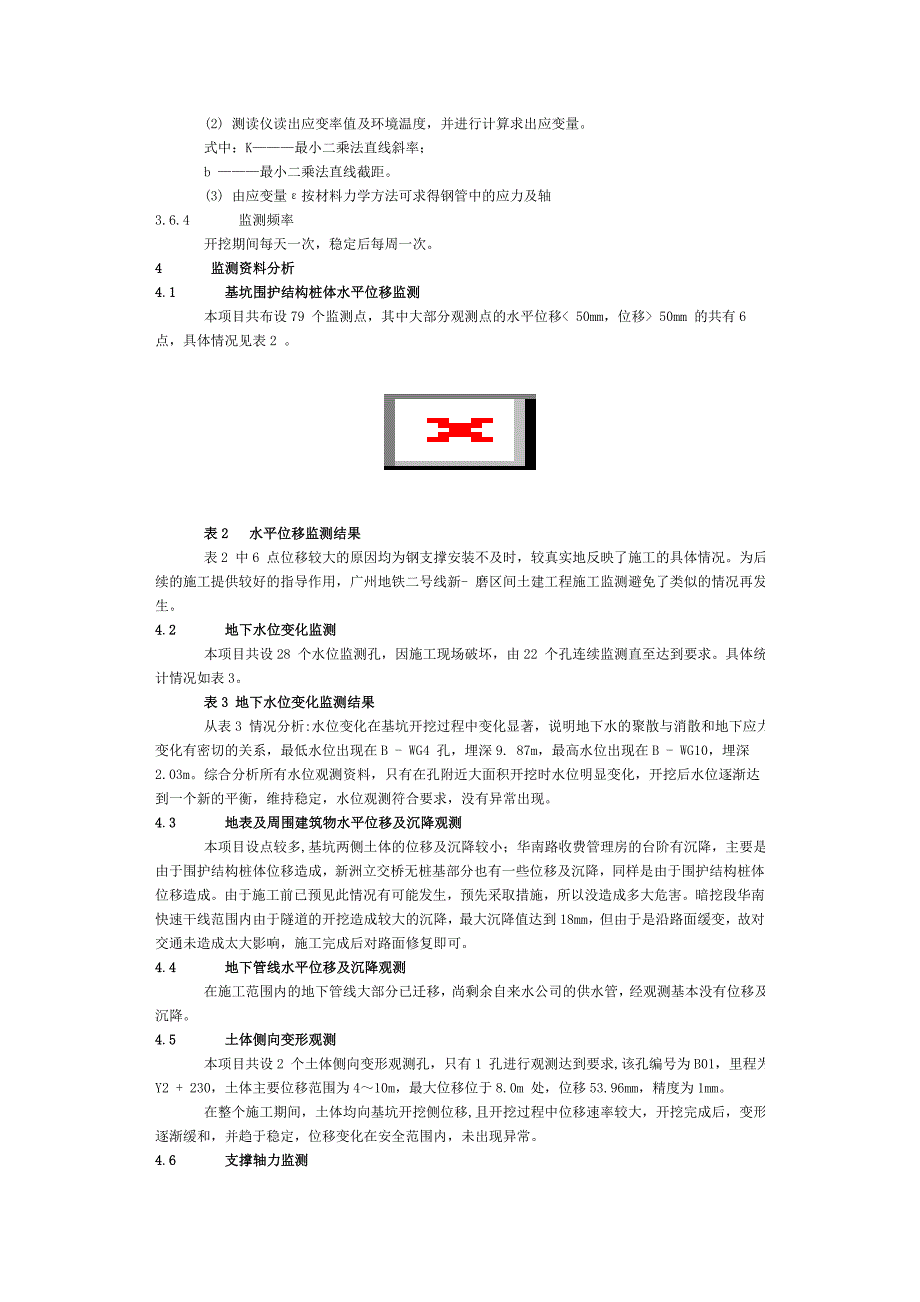 广州地铁二号线新- 磨区间土建工程施工监测_第3页