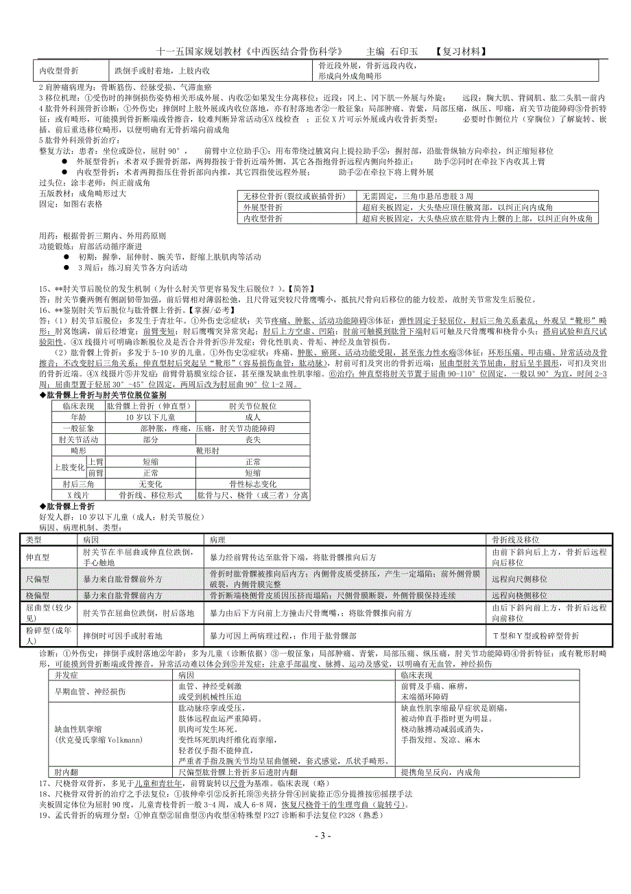 中西医结合骨伤科学  主编石印玉  考材料修改 全_第3页