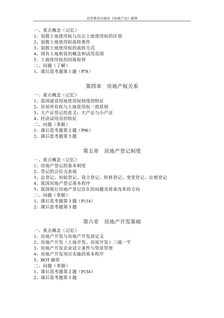 房地产法复习提纲_第2页