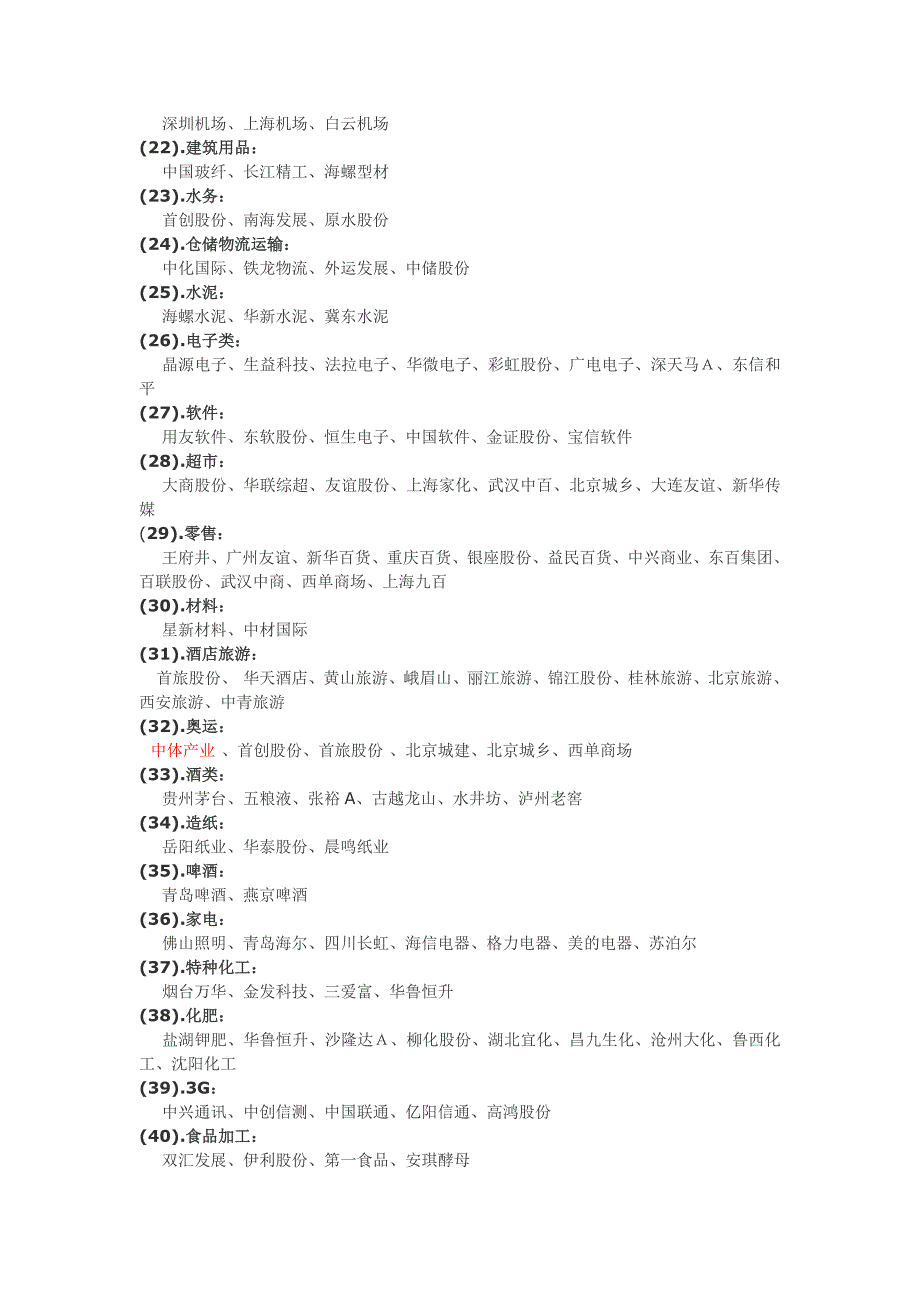 具有垄断能力的上市公司一览_第3页