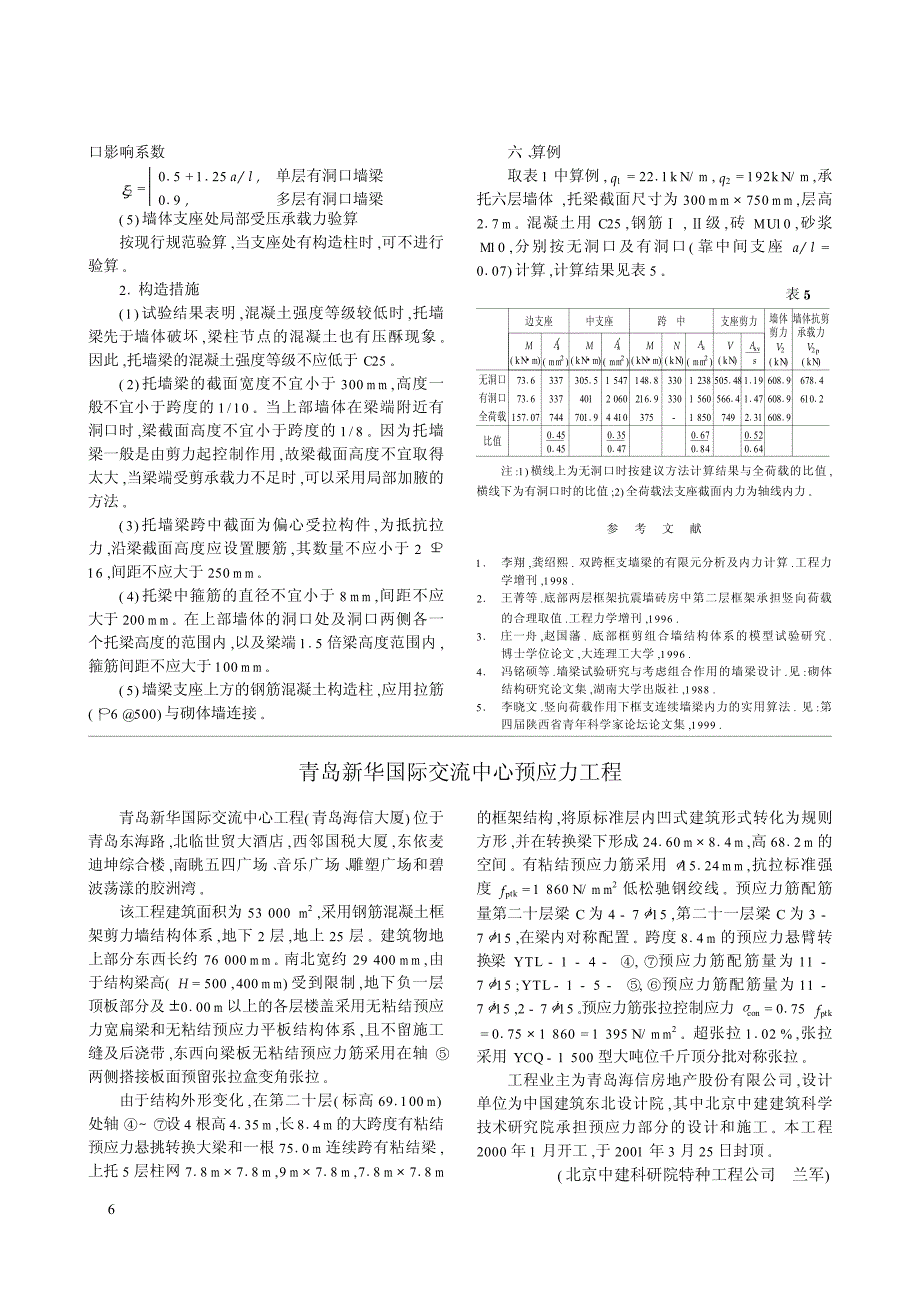 青岛新华国际交流中心预应力工程_第1页