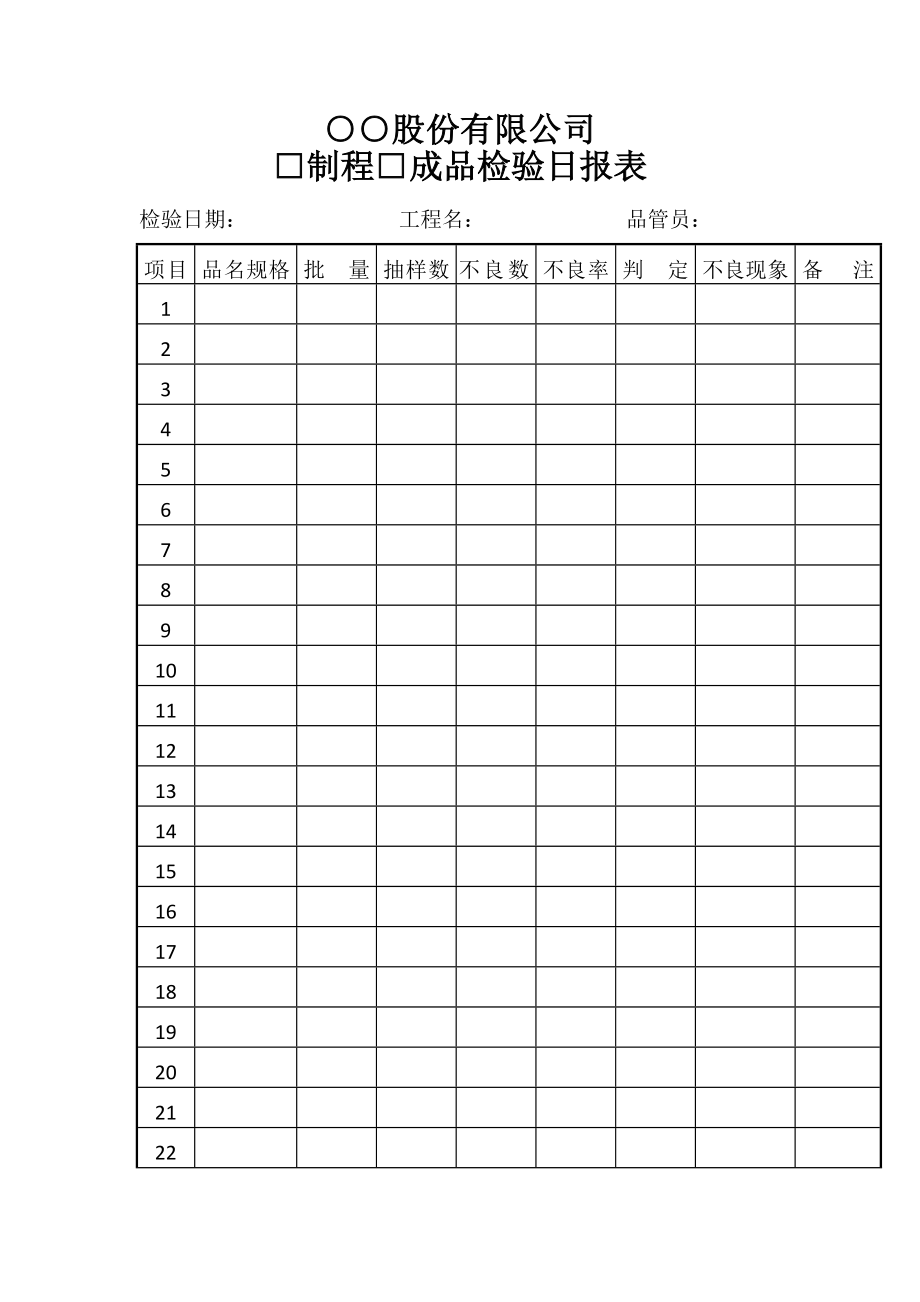 公路工程标书制作精华集合-公司表格_第1页