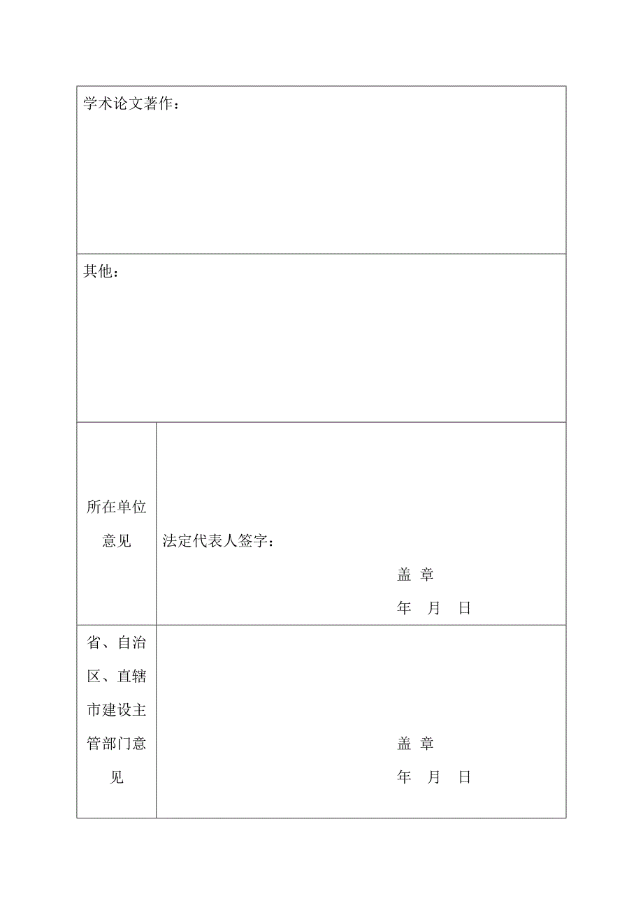 茅以升科学技术奖——建造师奖申报表_第2页