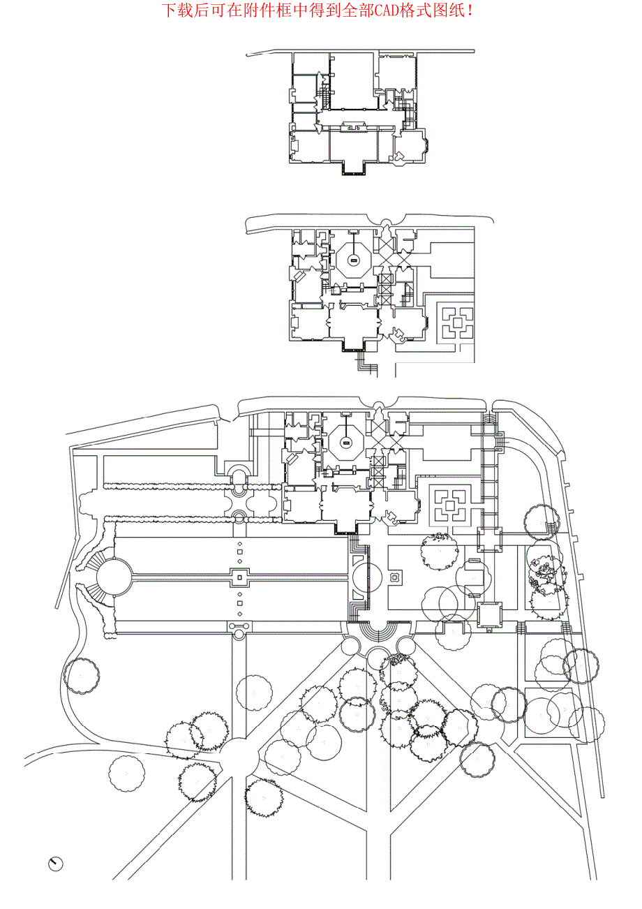 世界著名建筑CAD图纸-教区花园_第1页