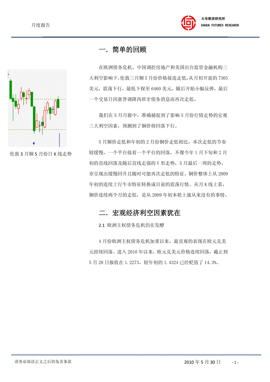 宏观利空因素犹在期铜6月份或继续震荡下行_第2页