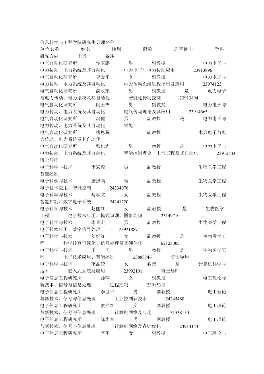 东北大学导师信息_第1页