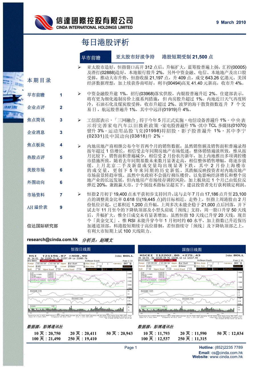 每日港股评析_第1页