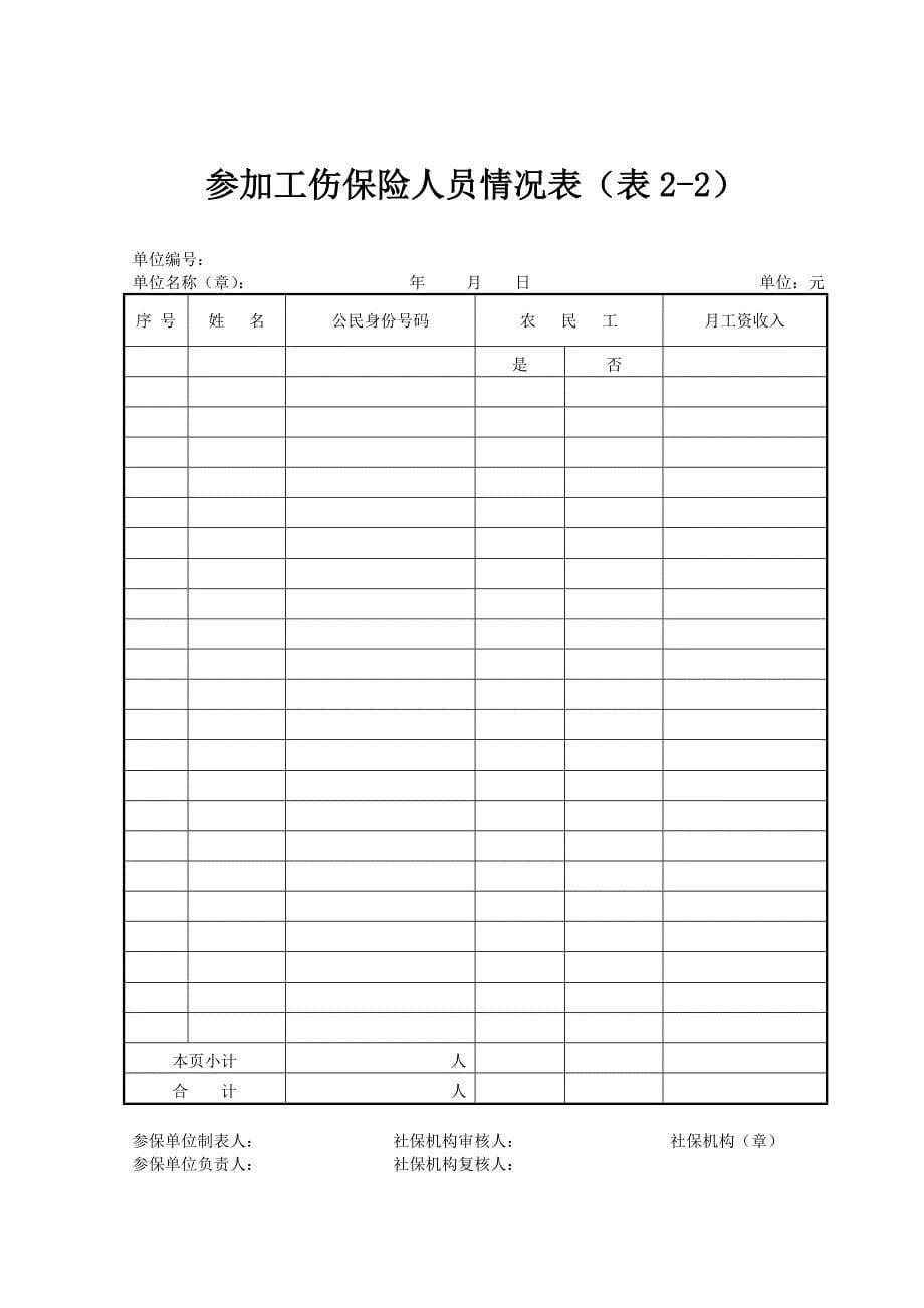 社会保险登记稽核表格_第5页