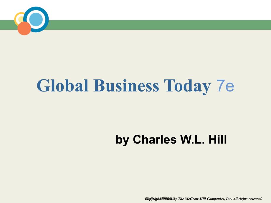 当代全球商务第七版配套课件chap8_第1页