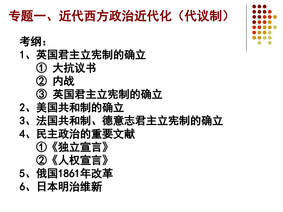 近代西方政治近代化(一)_第1页