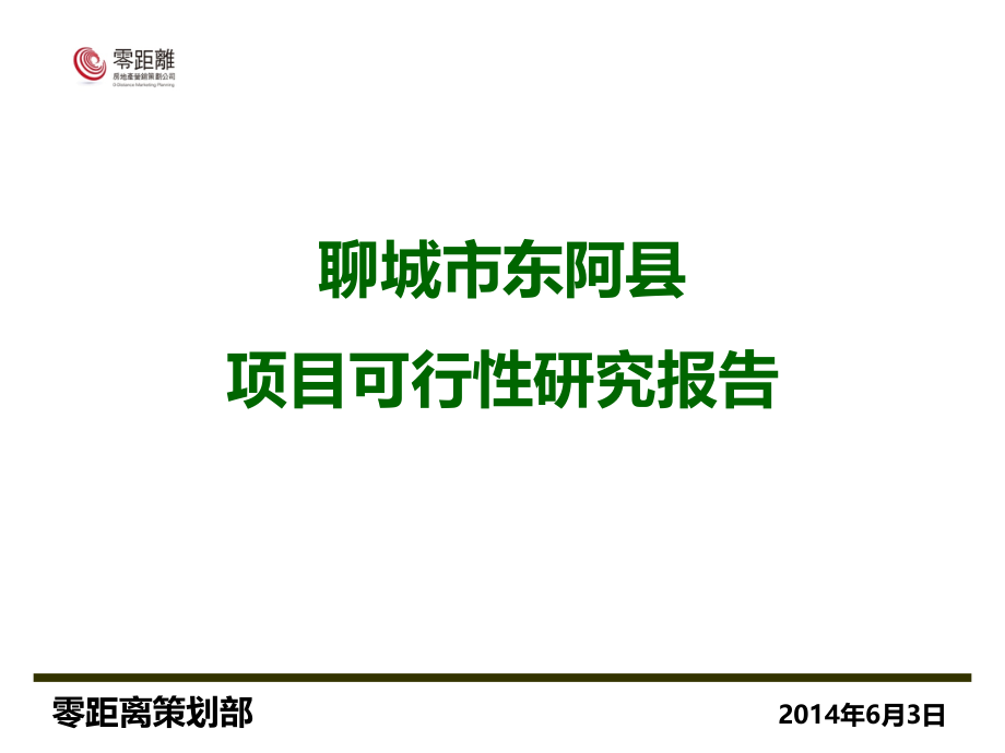 聊城市东阿县项目可行性研究报告_第1页