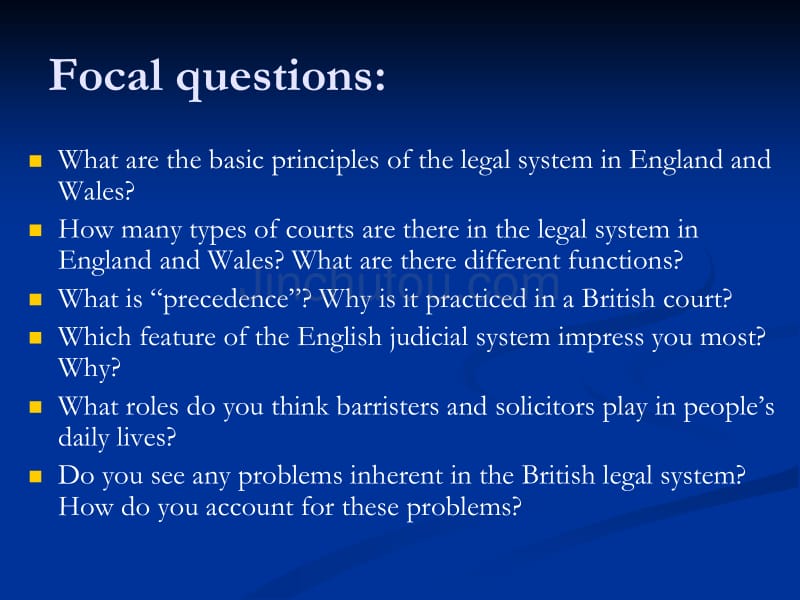 英国文化 课件 Chapter 9   Justice and law_第3页