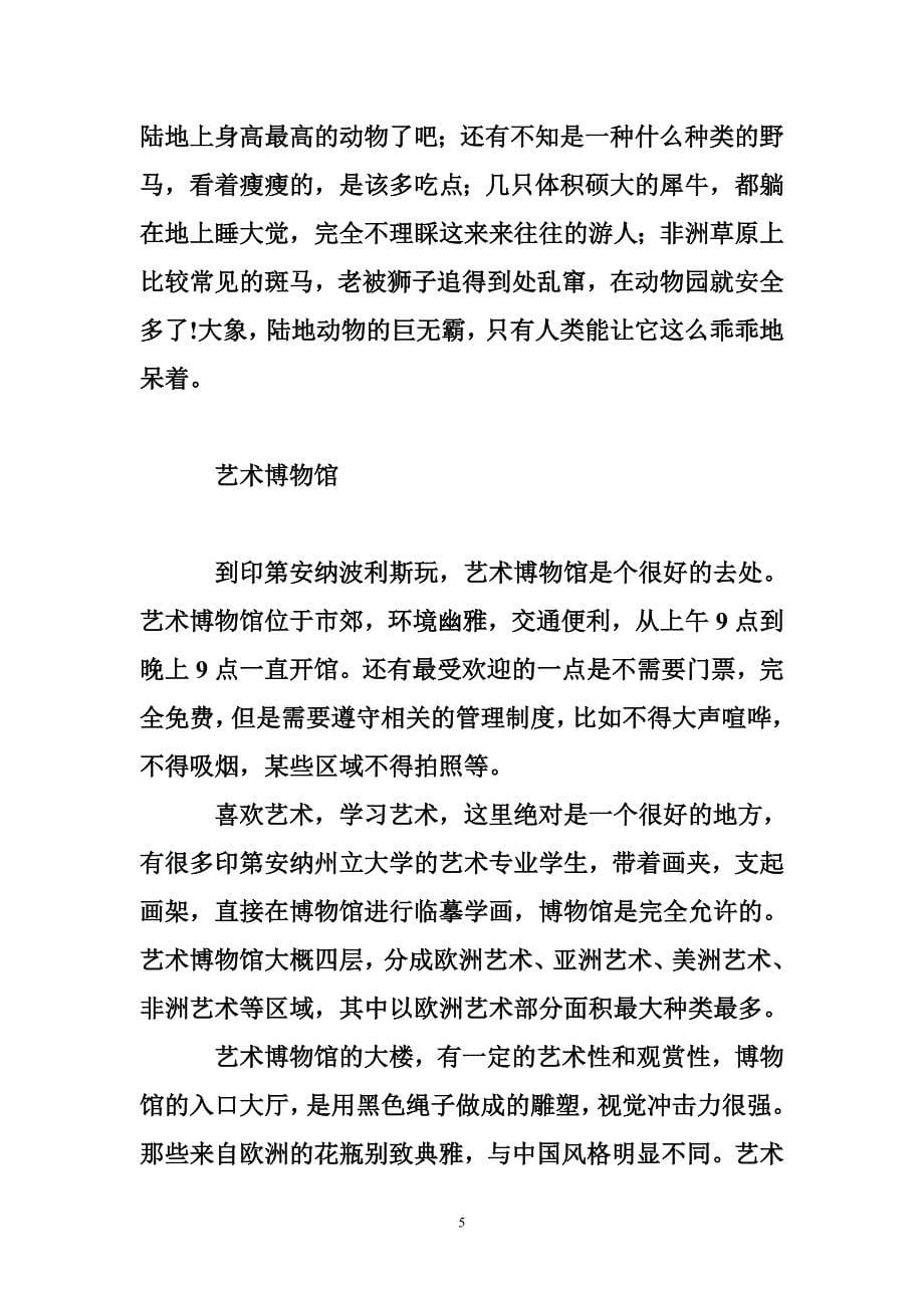 印第安纳波利斯逃离喧嚣_第5页