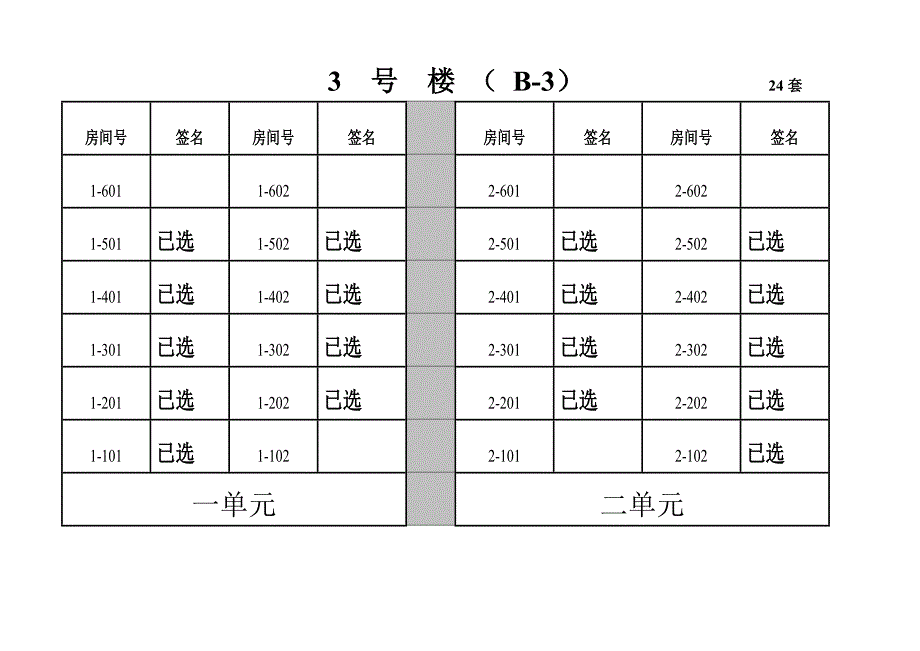 选房情况统计表_第3页