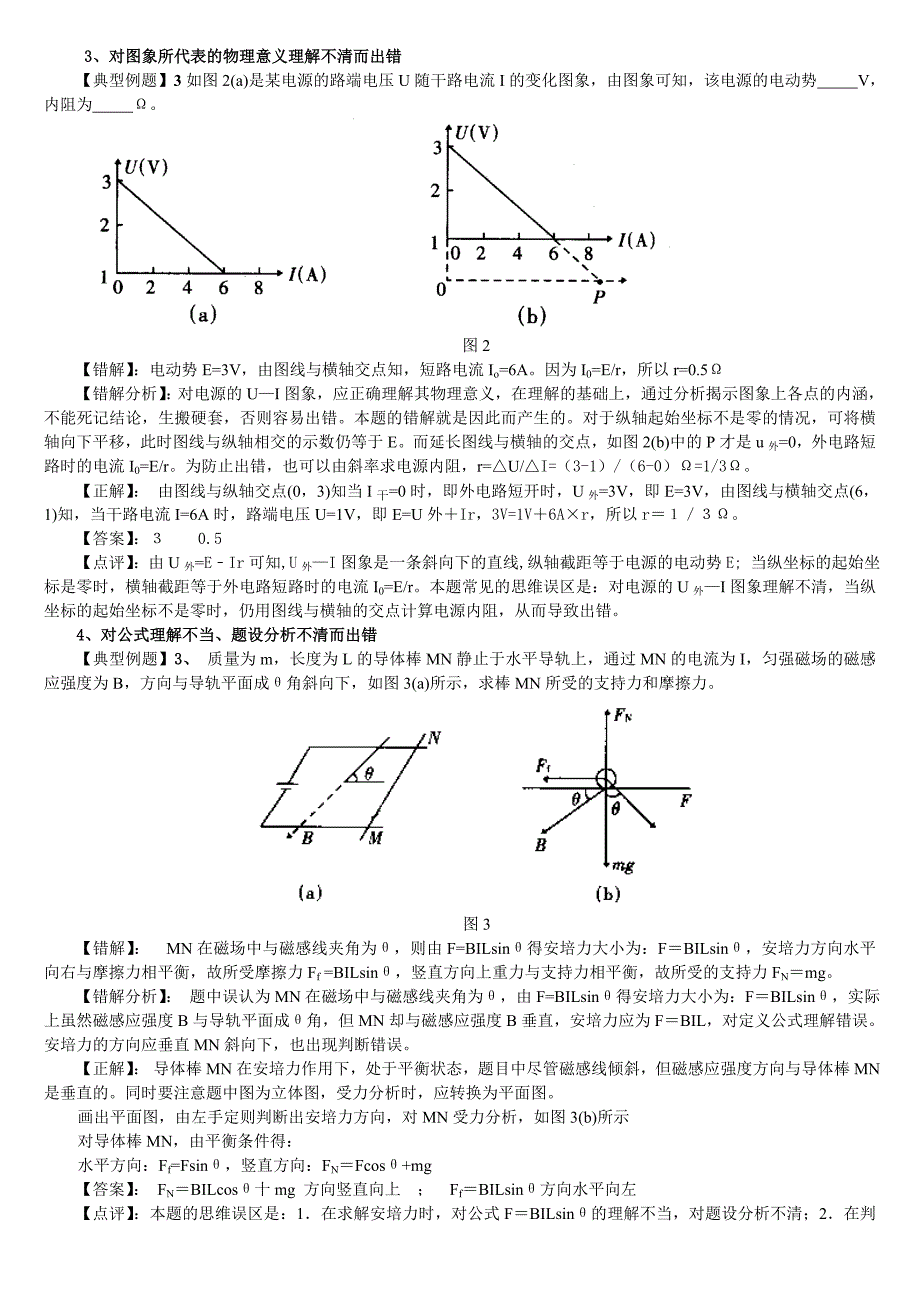 高中物理易错题目大回顾_第2页