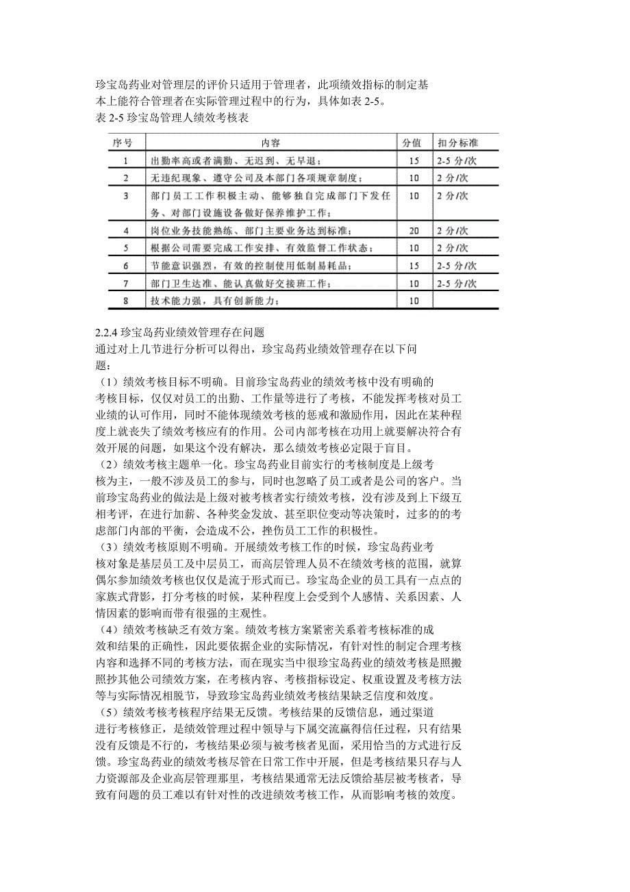 珍宝岛药业员工绩效管理体系_第5页