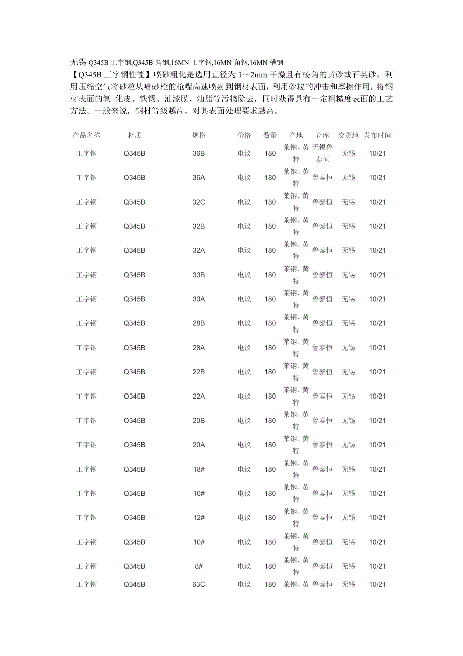 无锡q345b工字钢_第1页