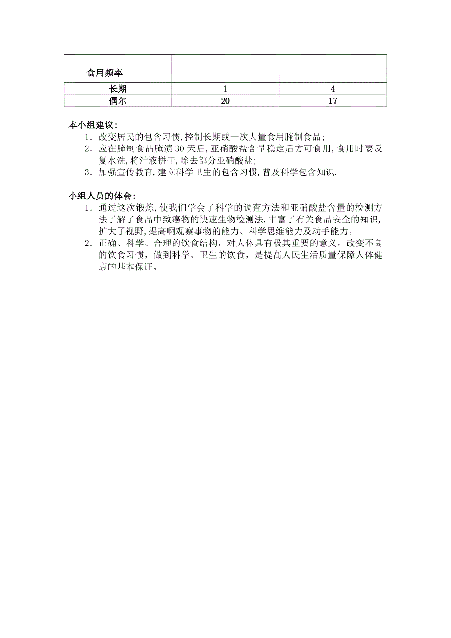 食品中亚硝酸盐污染的调查报告_第3页