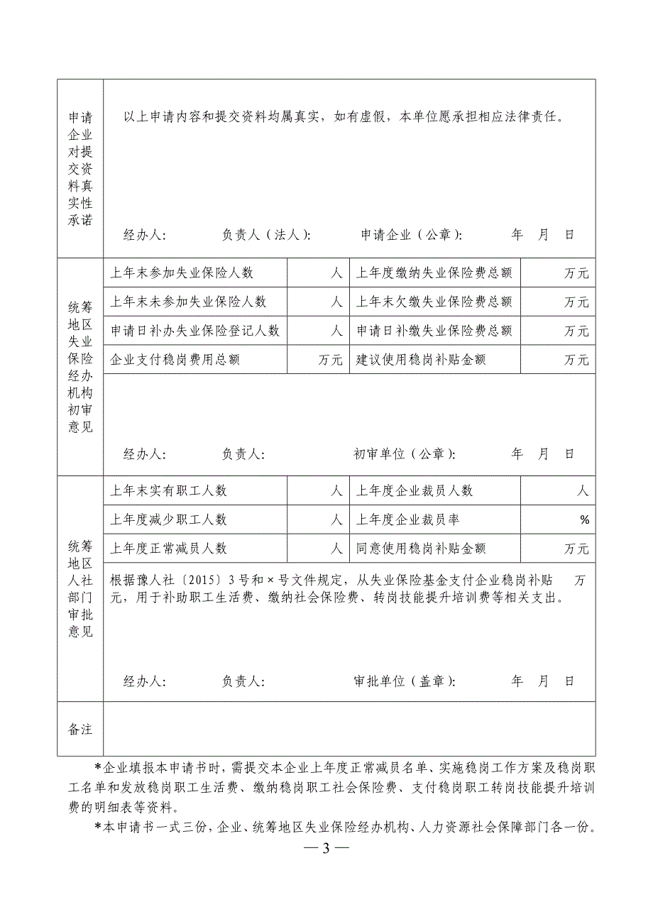 失业保险补贴申请书_第4页