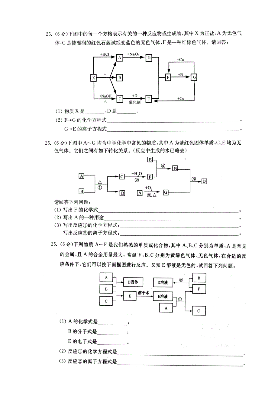 高二化学小高考无机_第1页