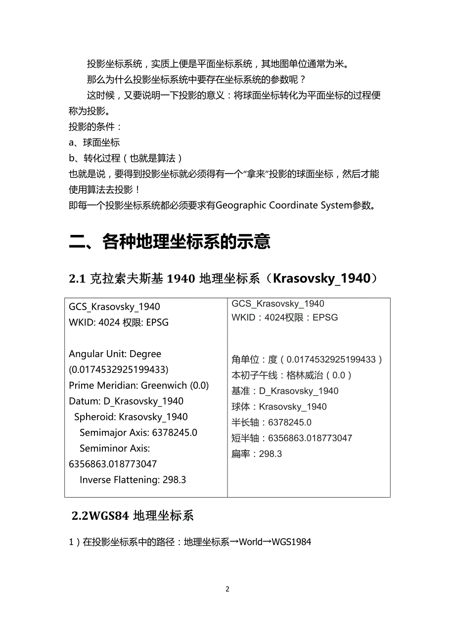 实验三 ARCGIS地图坐标系的认识_第4页