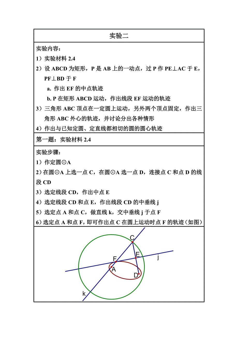 几何画板(实验二)_第2页