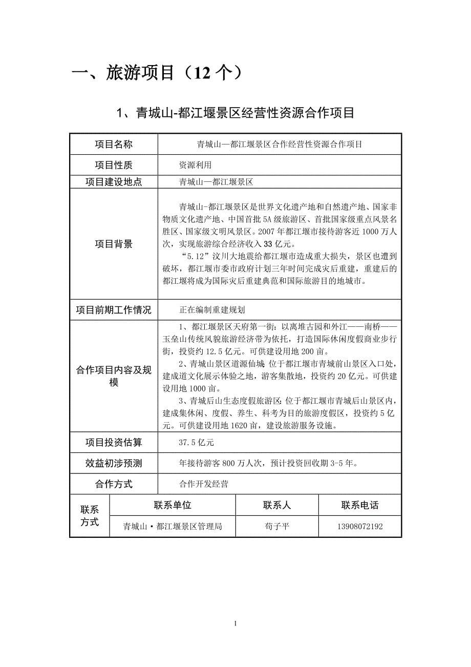 都江堰市招商引资项目简介_第5页